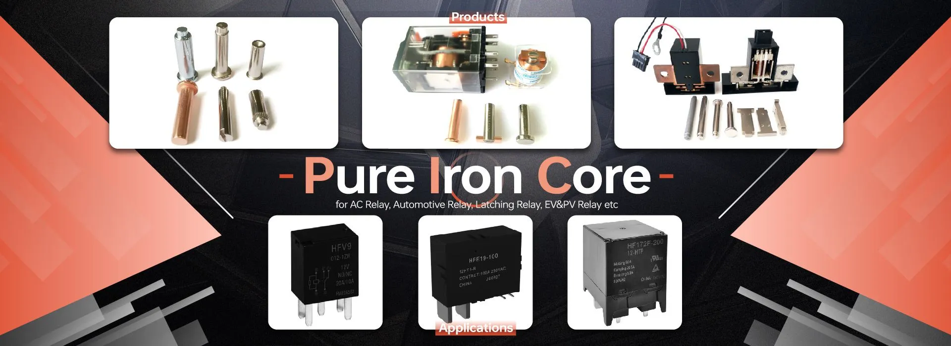 Pure Iron Core for Relay