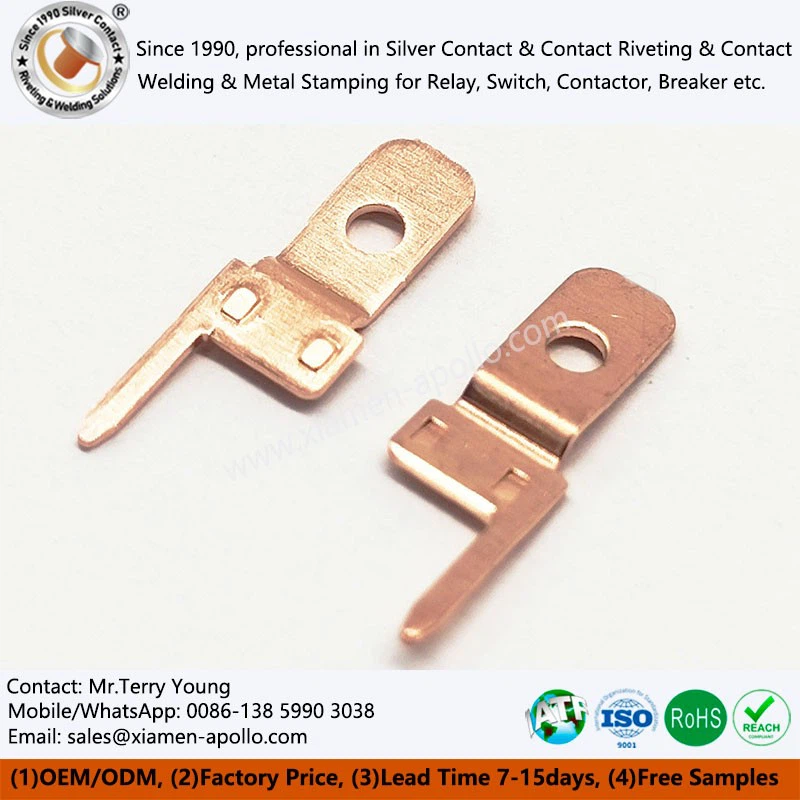 High conductivity copper stamping