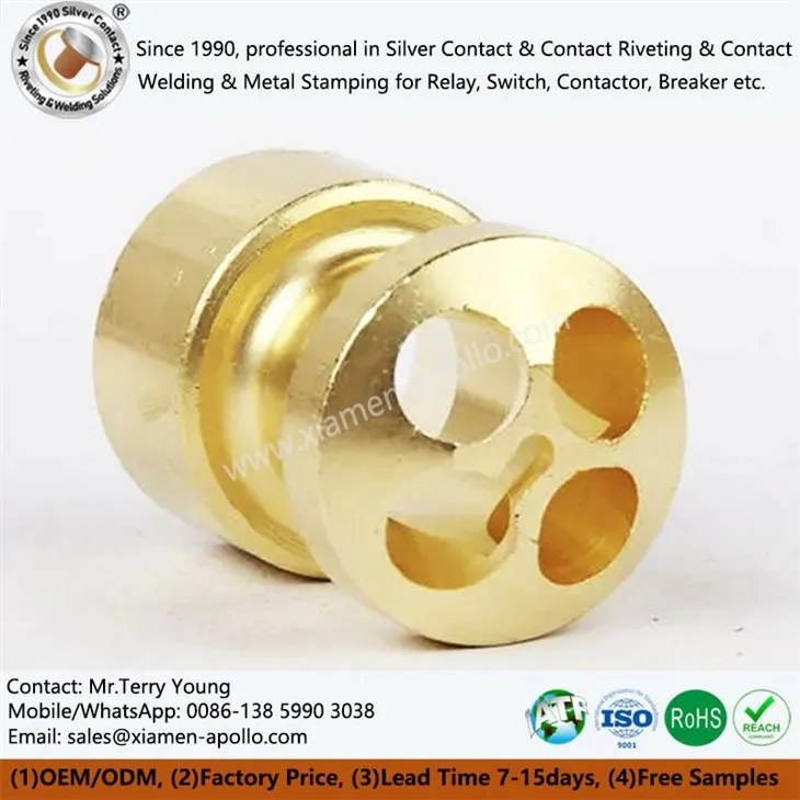 CNC-bearbetade mässingsdelar