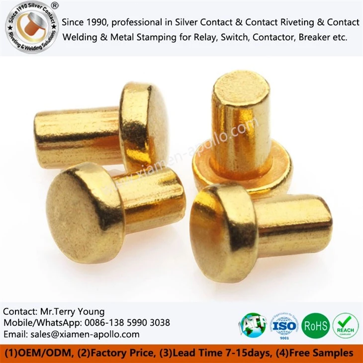 Gold Plating on Electrical Contacts