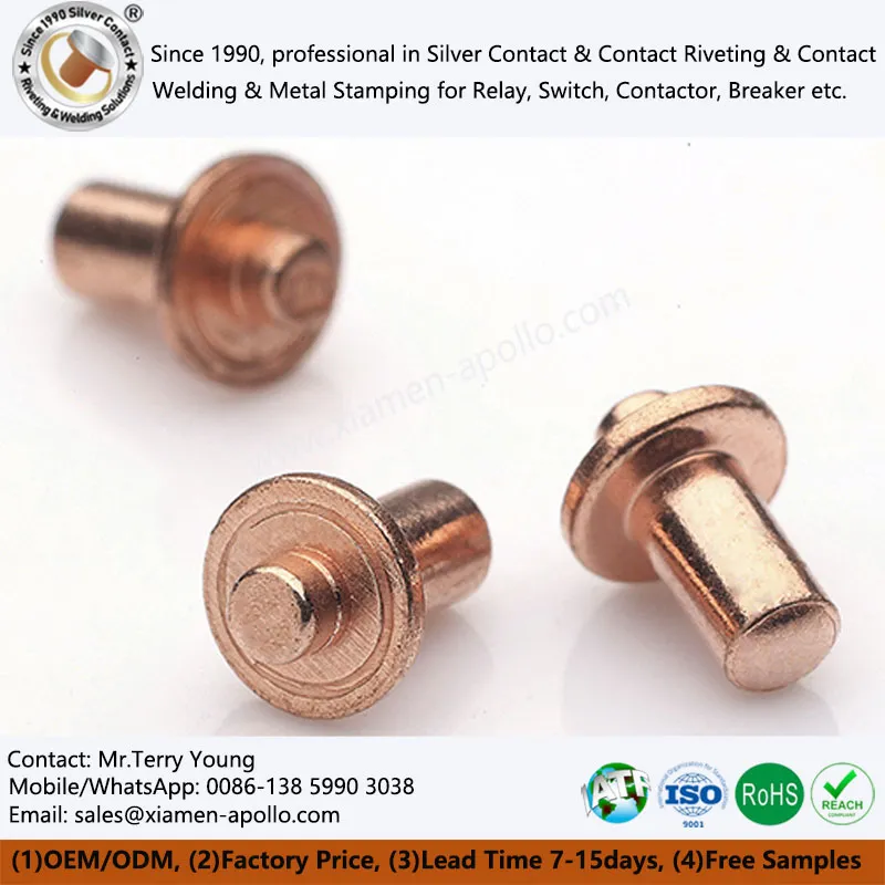 PCB-kretskort nitad kontakt med steg