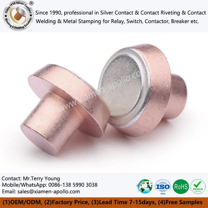 Bimetal kontaktnitar för magnetlåsrelä