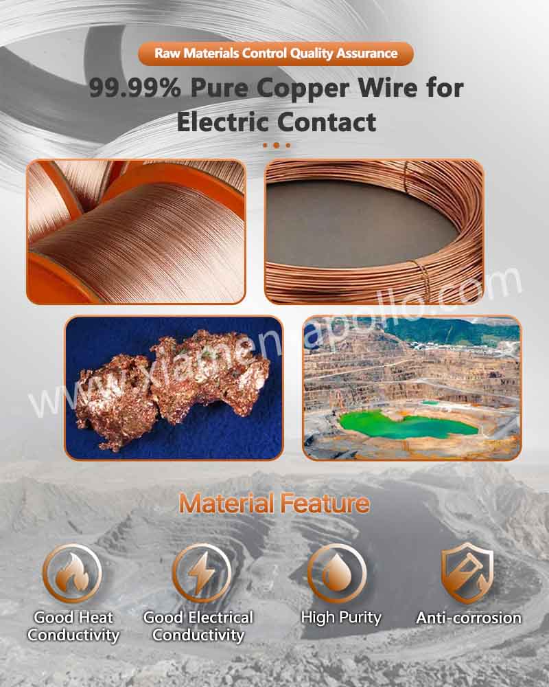 9999 Pure Copper Wire for Electric Contact 9999 Pure Copper Wire for Electric Contact