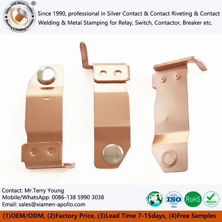 Riveted Silver Contact Riveted Silver Contact