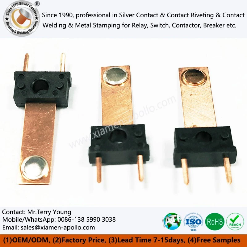In-Die Rivet Electrical Contacts In-Die Rivet Electrical Contacts