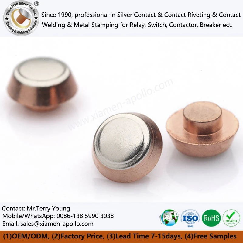 Mushroom Shape Silver Contact Mushroom Shape Silver Contact